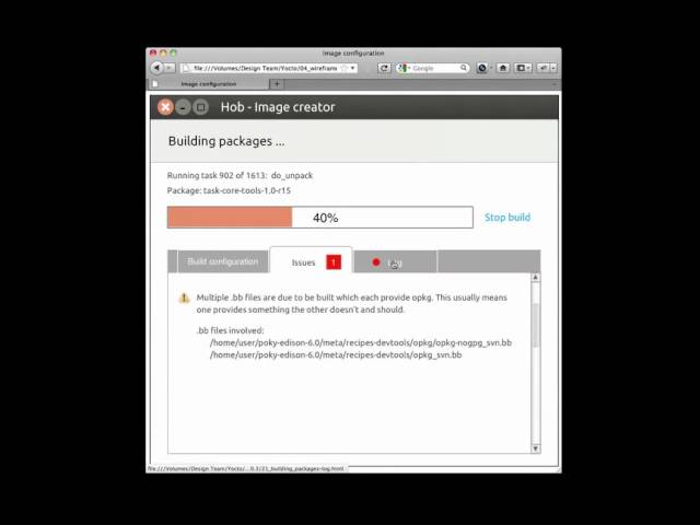 A sample prototype built with image maps and some inline javascript