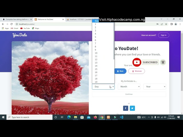 Complete free dating platform script with source code in php sql