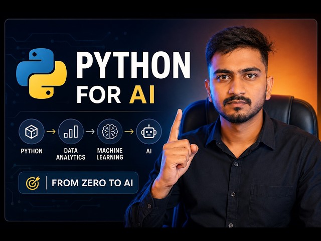 Python for AI & Data Science 2026 🔥 Complete Python Course for AI, ML & Data Analytics