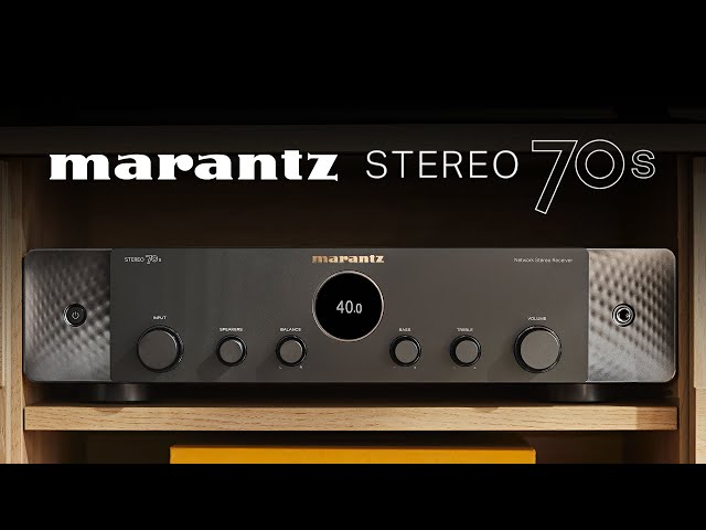 JUST RELEASED! Marantz Stereo 70s 2 Channel A/V Receiver - Classic, Natural & Warm Marantz Sound