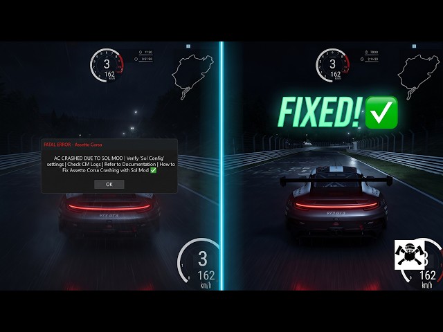 How to Fix Assetto Corsa Crashing with Sol Mod ✅