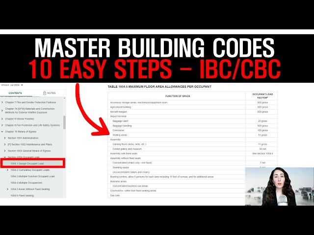 MASTER Building Code Analysis in 10 EASY Steps