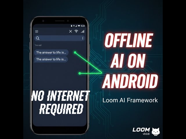 Offline LLM Inference on Android (Airplane Mode) via Loom AI
