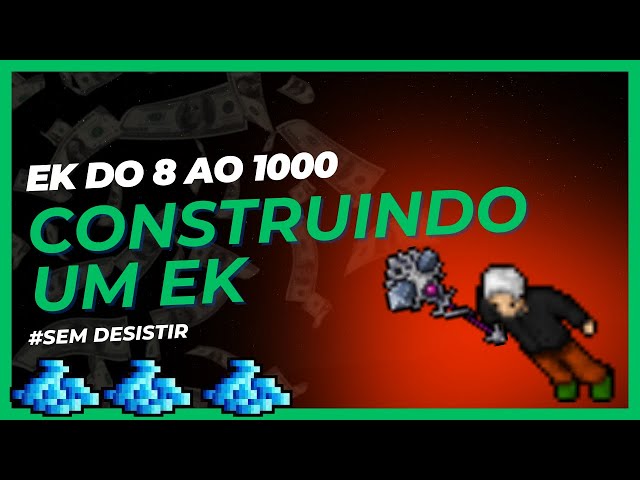 TIBIA | EK PROJECT FROM ZERO: THE EPIC JOURNEY BEGINS #001 FROM 8 TO 40