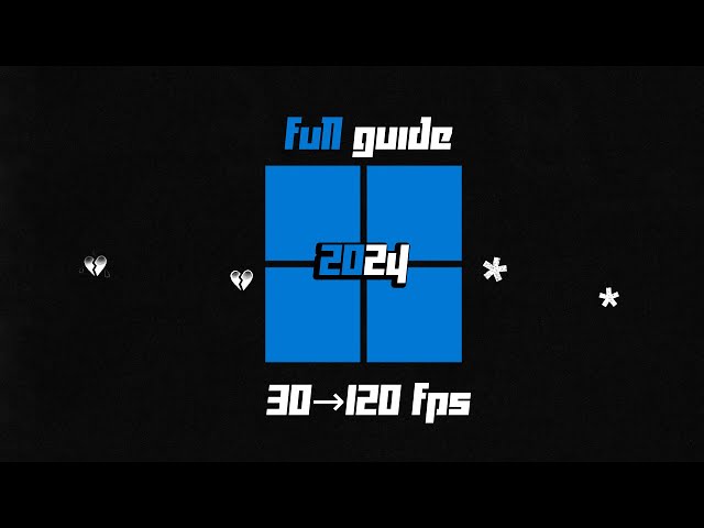 THE ONLY PC OPTIMIZATION GUIDE YOU WILL EVER NEED IN 2024