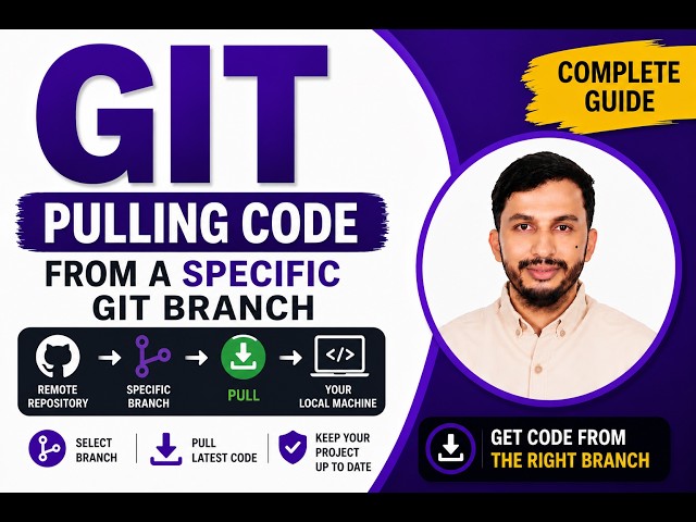 Git Tutorial #9 | Git Pull from a Specific Branch