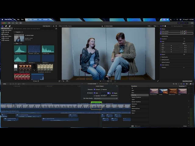 Navigating CLIP SPEED in Final Cut Pro | Beginner's Guide