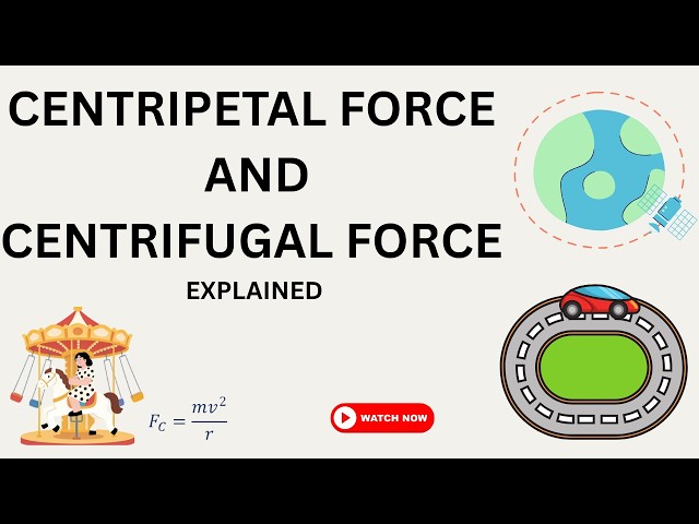 Centripetal Force vs Centrifugal Force Explained | Circular Motion Made Easy | Physics for Students
