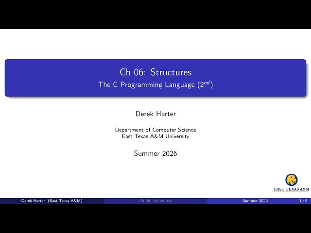 K&R C Ch 06: Structures