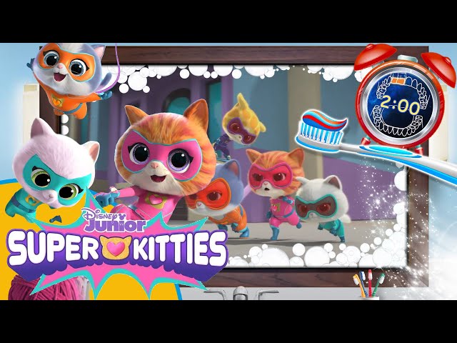 Super Kitties 2 Minute Magic Bubble Toothbrush timer with Music