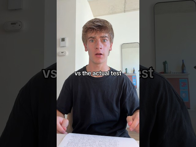 The Study Guide VS the actual Test