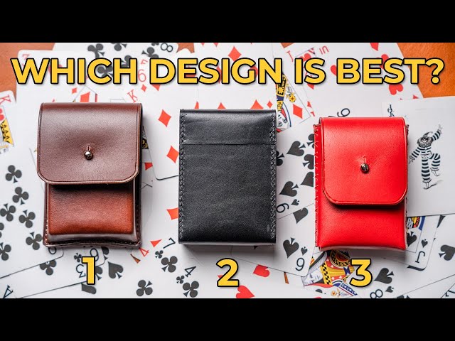 Playing Cards Boxes / 3 designs / Make Along - Which is your favourite?