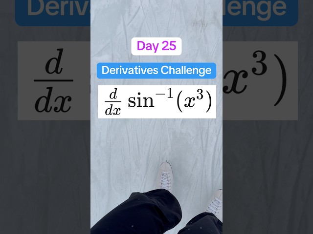 Day 25 Derivatives Math Challenge🎉Composite Inverse Trig Derivatives + Chain Rule + Sat Math#maths