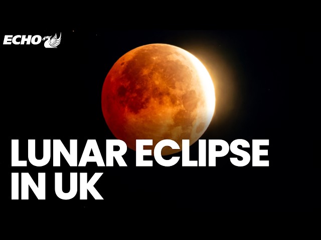 Moon turns BLOOD RED across UK in STUNNING lunar eclipse