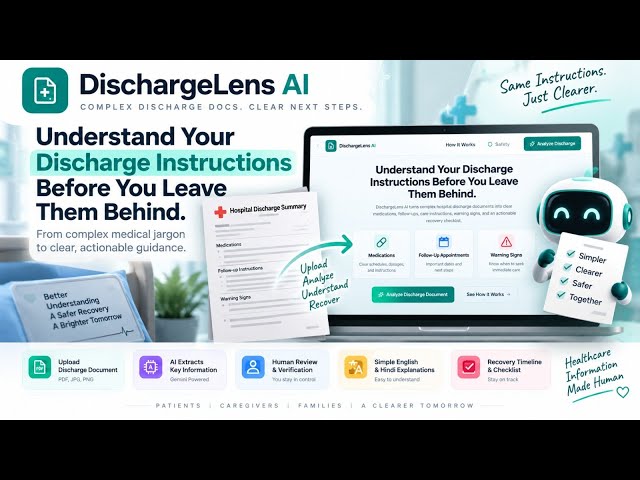 DischargeLens AI — Understand Hospital Discharge Instructions with Gemini AI