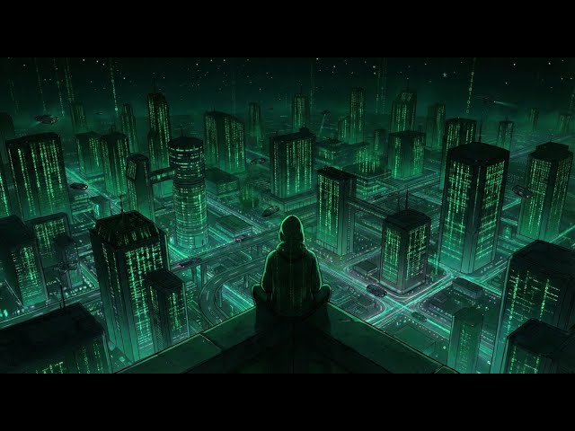 SYSTEM BREACH 🟢 Deep Focus for Coding & Hacking [Matrix City Ambience]