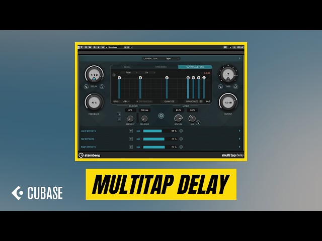This is MultiTap Delay | Cubase Effect Plug-ins Explained
