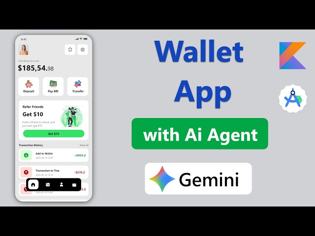 Android Studio AI Tutorial: Generating a Wallet App UI with Gemini