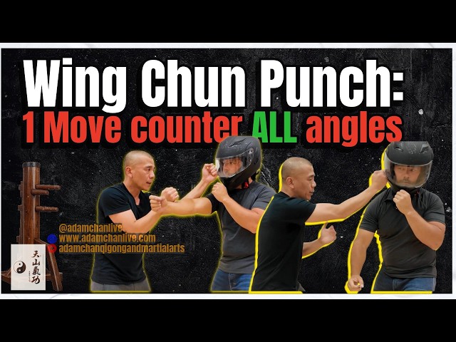 Wing Chun Punch: One Move counter ALL angles- Adam Chan