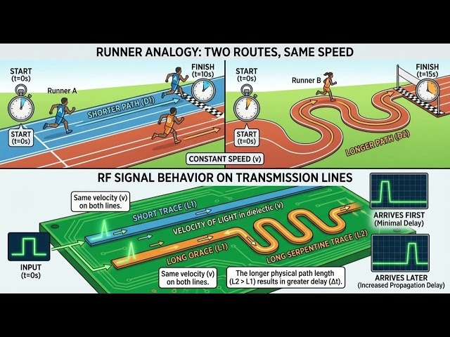 Lesson 13 - Chapter 13: Delay in RF Signals | Transmission Lines