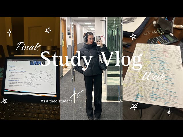 Surviving Finals as an Aerospace Engineering Student | Study Vlog