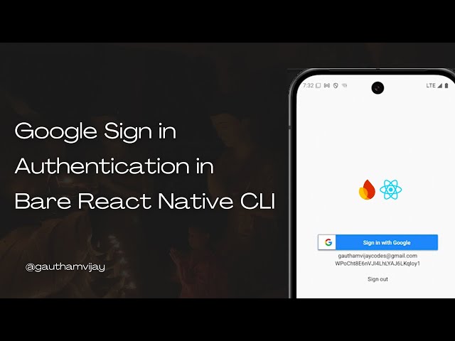 Google Sign-in With Firebase Authentication in Bare React Native