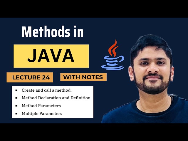 Methods in Java | Java Functions | Parameters | Multiple Parameters | Java Tutorial | Amit Thinks