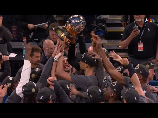 FULL Spurs WCF Trophy Presentation - Wemby wins WCF MVP