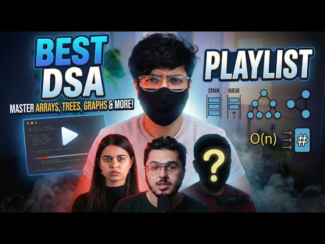 Best DSA Playlist on YouTube 🔥 | Best Dsa course | Best Playlist for DSA on Youtube