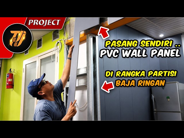 How to Build Your Own DIY Kitchen Partition with PVC Wall Panels | Neat & Modern Results