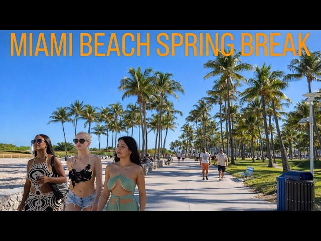 MIAMI BEACH SPRING BREAK DAY 1 MIAMI HEAT 🔥🔥☀️