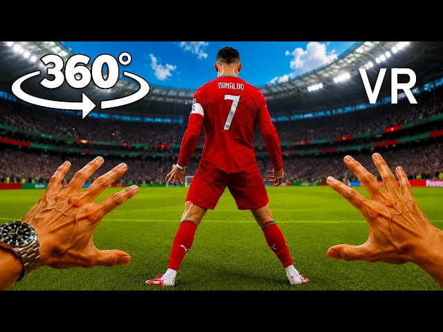 World Cup Movie Collection! | Ronaldo, Yamal, Messi, Neymar... VR 360° 4K Video