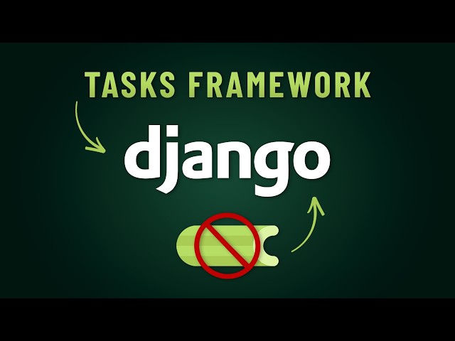 Intro to the Django Tasks Framwork: New in Django 6.0
