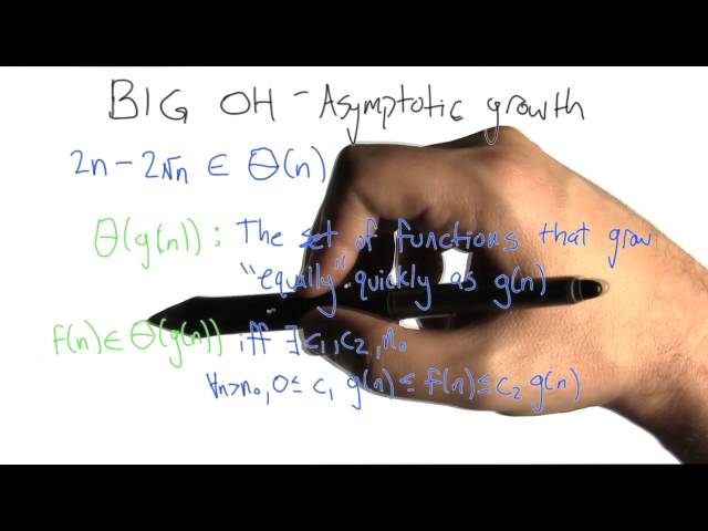 Big-Theta - Intro to Algorithms