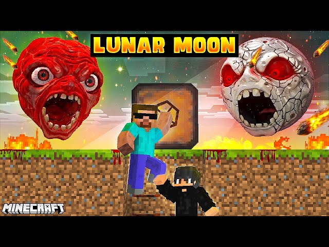 We Created BUNKER to Survive LUNAR MOON in Minecraft @ProBoiz95