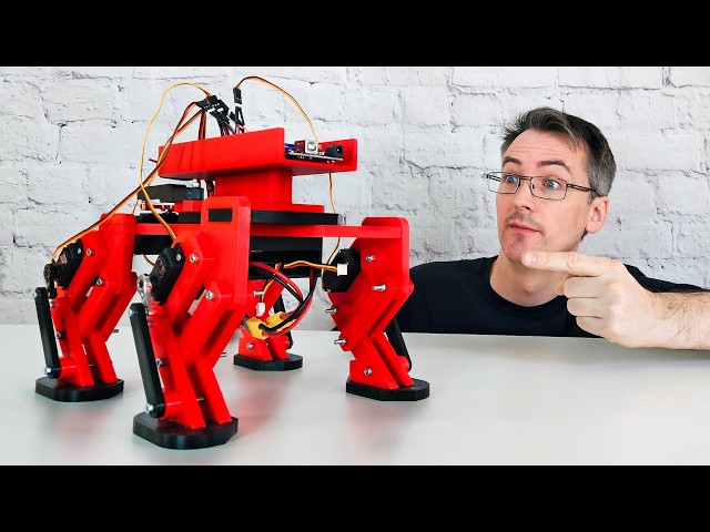 The Six-Servo Robot Dog - it's open source!