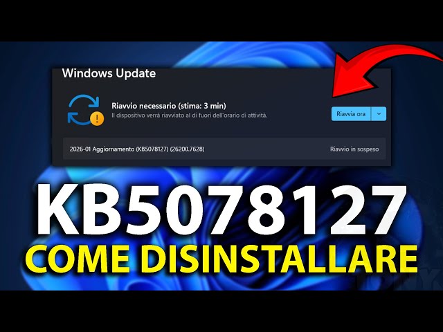KB5078127 - How to uninstall the update if it causes problems - Windows Update tutorial