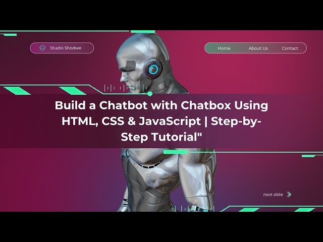 Build a Chatbox with Chatbot | Step-by-Step Tutorial"