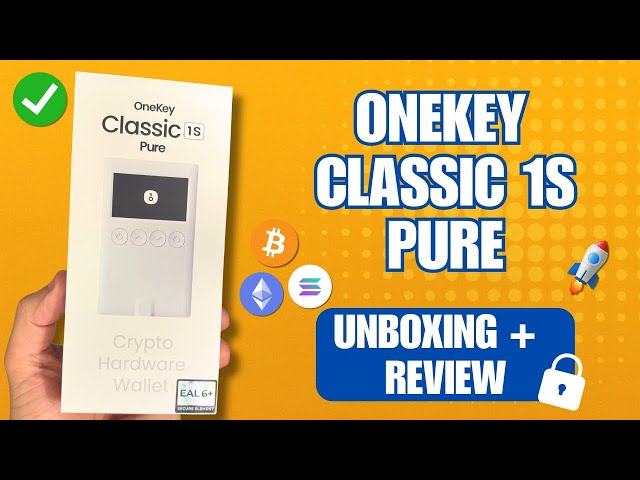 OneKey Classic 1S Pure 🔒 | Unboxing + Review Completa de esta Wallet Cripto