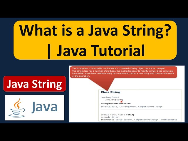 What is a Java String? | Java Tutorial