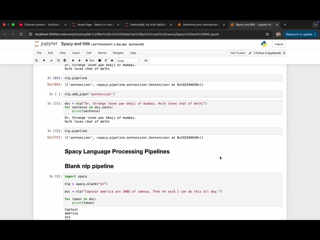 🧠 Exploring NLP with Python!Today I learned: