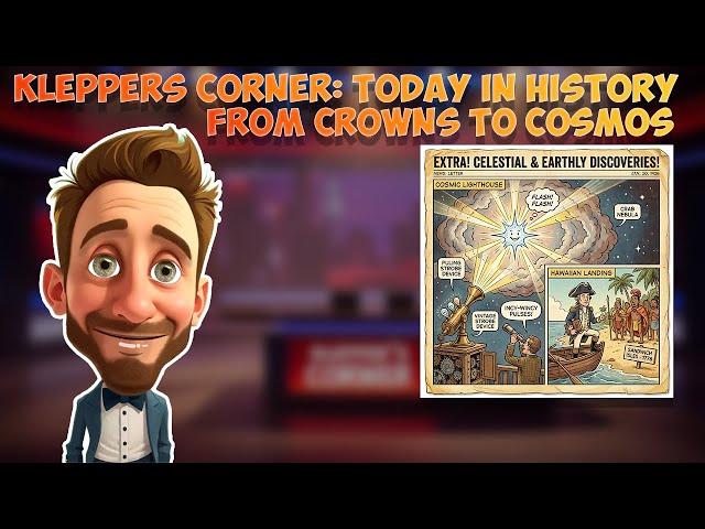Klepper’s Corner Today in History: From Crowns to Cosmos #parody