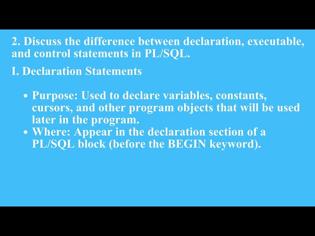 Writing and Executing Statements in PL/SQL | Q4 Oracle L5 P1 | SMILE ROAD