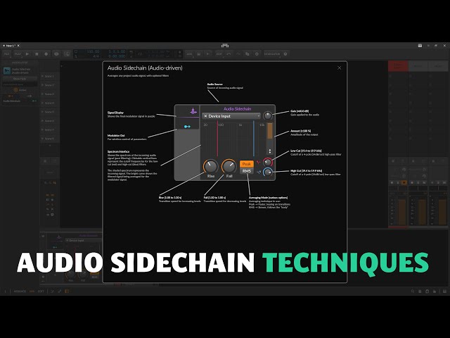 How I use the Audio Sidechain Modulator in Bitwig