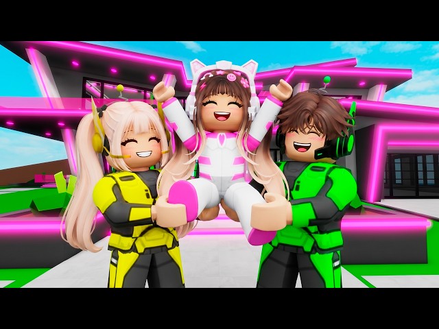 Me ADOPTA una FAMILIA FUTURISTA en Brookhaven Roblox