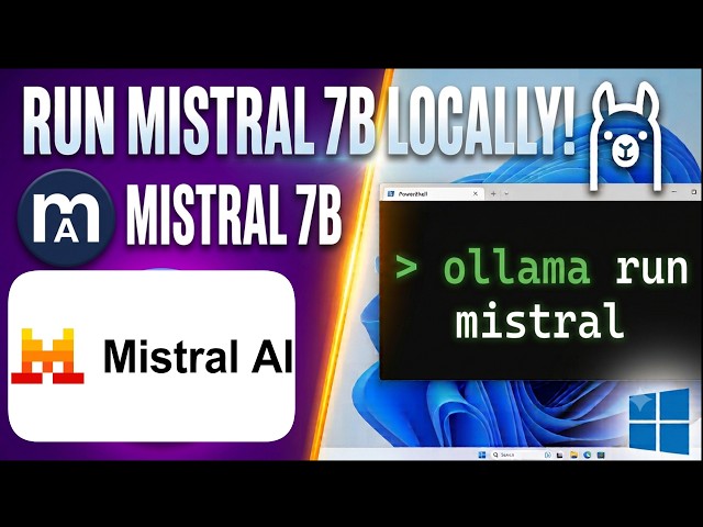 How to Install Mistral AI Locally on Windows 11!
