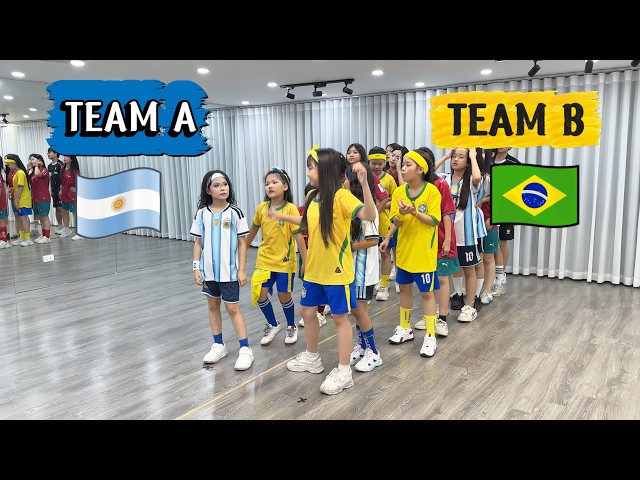 Team A or Team B? TIKTOK DANCE WORLD CUP CHALLENGE | Baby Warriors x Thầy Huy Kid Dance Trend TikTok