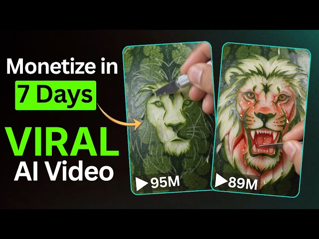 How to Create Viral AI Watermelon Sculpture Videos for Free ( Full Tutorial )