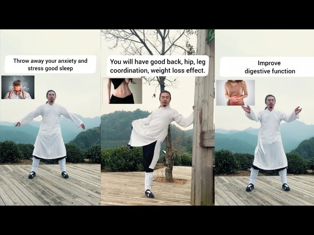 8 minutos de caminata Tai Chi después de los 50 para la grasa abdominal, despierta tu cuerpo y si...