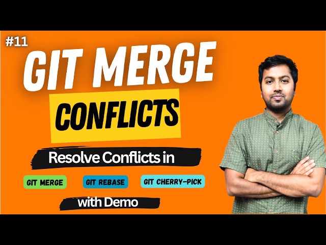 Git Merge Conflicts Explained | Resolve Conflicts in Merge, Rebase & Cherry-Pick